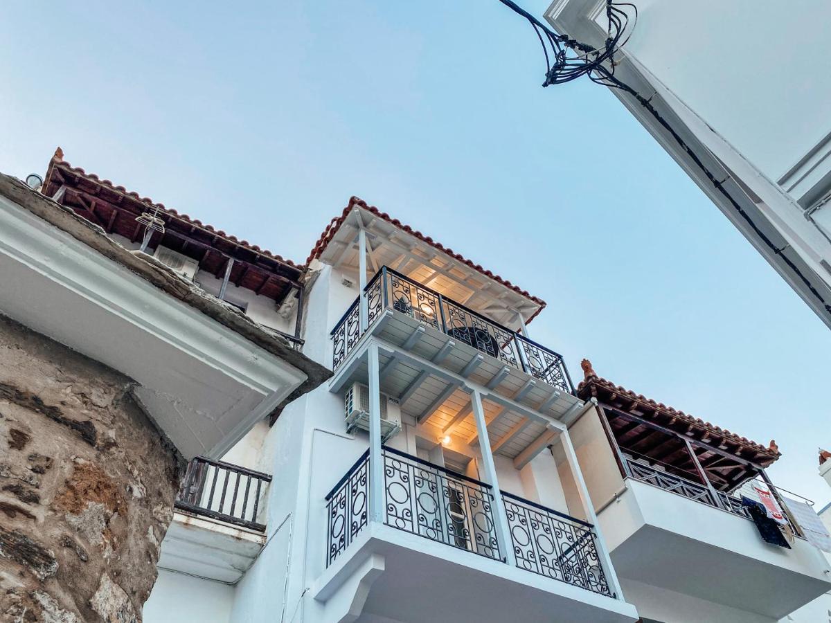 Evageliasvilla Sea View Skopelos stad Exteriör bild