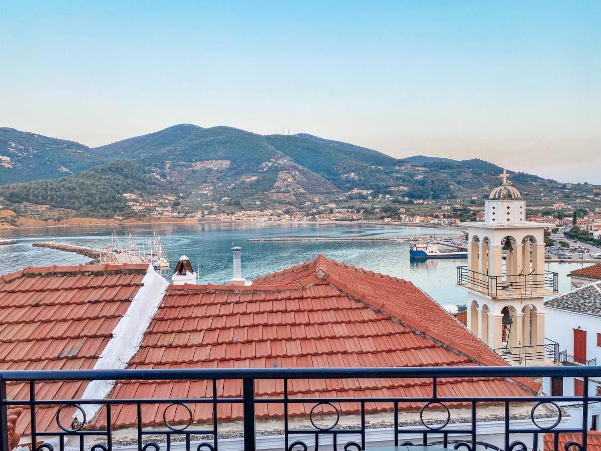 Evageliasvilla Sea View Skopelos stad Exteriör bild