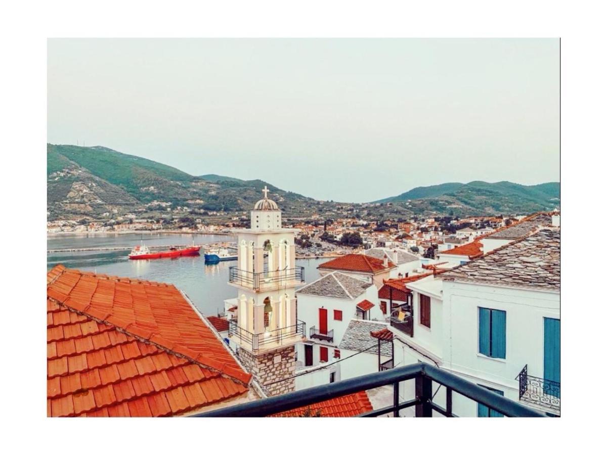 Evageliasvilla Sea View Skopelos stad Exteriör bild